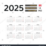 China Kalender 2025. Die Woche Beginnt Am: Stock Vektorgrafik Regarding Printable Chinese Calendar 2025