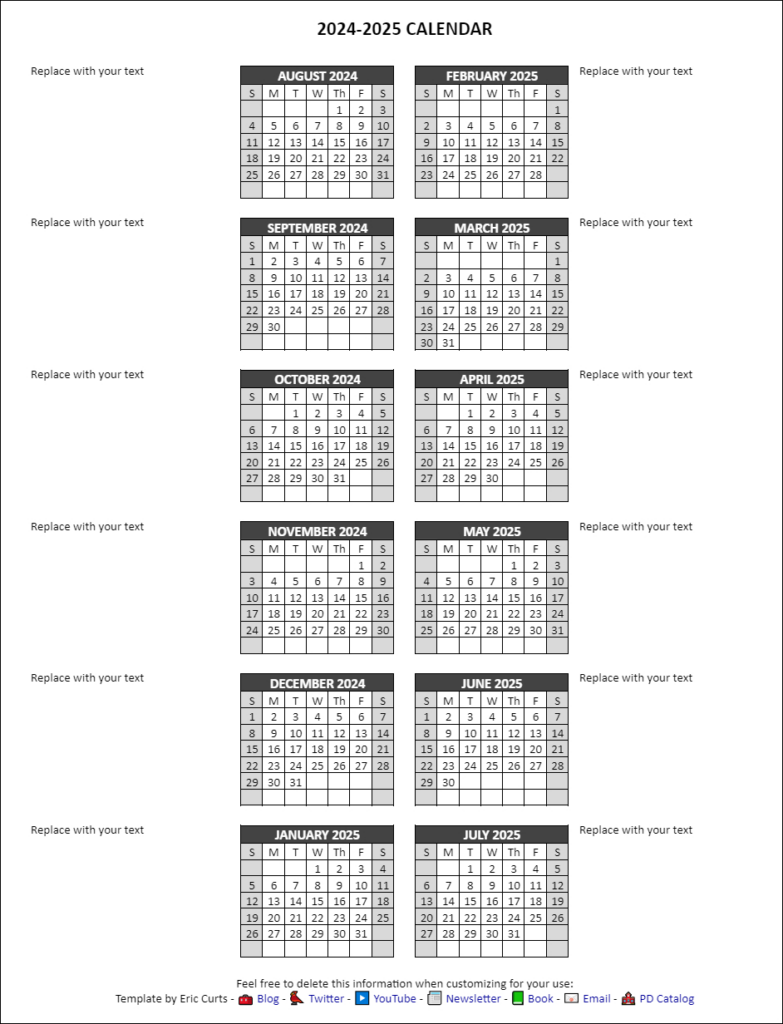 Control Alt Achieve: Google Docs Calendar Templates For The 2024 For Printable Google Calendar 2025