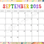 Cute 2025 Free Printable Monthly Calendars   Cassie Smallwood In Diy Calendar 2025 Printable