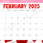 Cute 2025 Free Printable Monthly Calendars   Cassie Smallwood Inside Cute Monthly Calendar Printable 2025