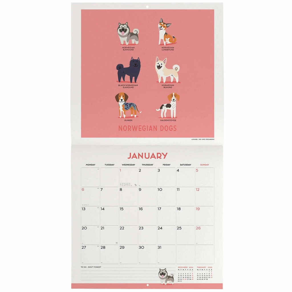 Dogs Of The World Calendar 2025 Regarding Free Printable Dog Calendar 2025