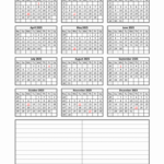 Download Blank Calendar 2025 With Space For Notes (12 Months On Pertaining To Free 2025 Printable Calendar One Page With Notes Section