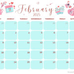 February 2025 Calendar (52 Free Pdf Printables) With Cute February 2025 Calendar Printable