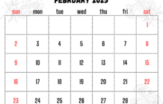 February 2025 Calendar Printable Pdf Template With Holidays within Printable Monthly Calendar February 2025