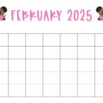 February 2025 Calendars   107 Free Printables | Printabulls With February 2025 Calendar Printable With Lines