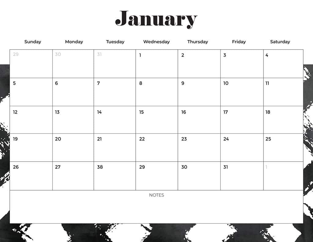 Free 2025 Calendars — 80 Beautiful &amp;amp; Printable Options For You! in Free 2025 Printable Calendar Monthly