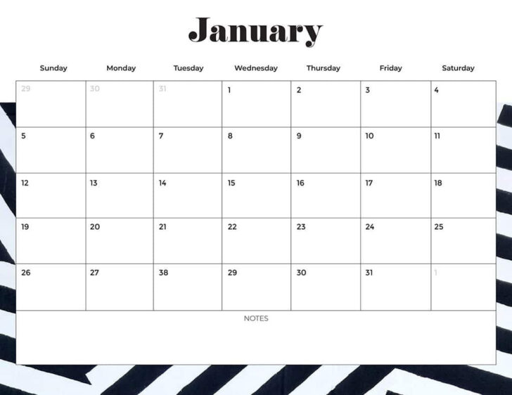 Calendar 2025 Printable Monthly