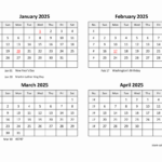 Free Download 2025 Excel Calendar Four Month In Landscape Format Intended For Printable 4 Month Calendar 2025