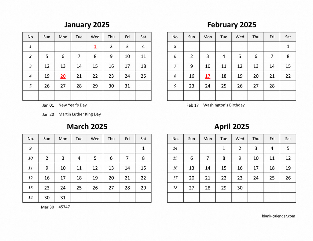 Free Download 2025 Excel Calendar Four Month In Landscape Format intended for Printable 4 Month Calendar 2025