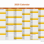 Free Download Printable Calendar 2025, Month In A Column, Half A For 2025 Daily Calendar Printable