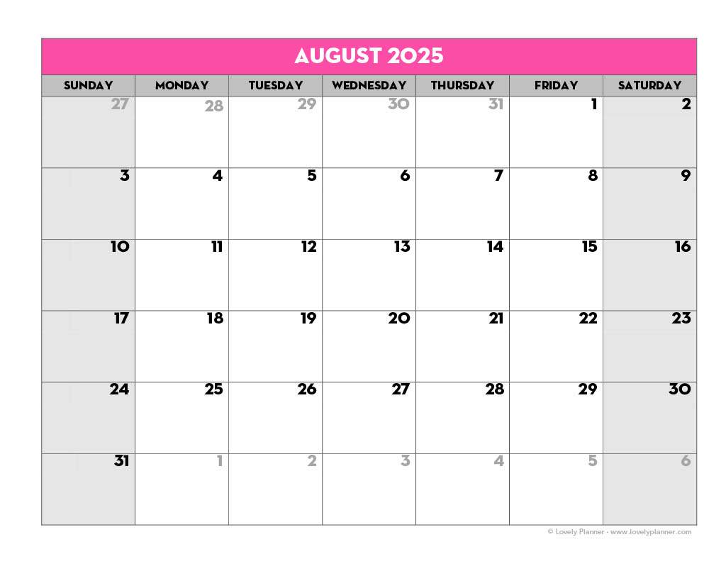 Free Printable 2024-2025 School Calendar - Lovely Planner with Printable Monthly Calendar 2024 and 2025