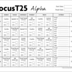 Free Printable Focus T25 Calendar (Alpha, Beta & Gamma) For 2025 Workout Calendar Printable Free