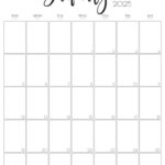 January 2025 Calendar   20 Cute & Free Printables | Saturdaygift In Printable Calendar 2025 January