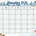 January 2025 Calendar (52 Free Pdf Printables) For Cute January 2025 Calendar Printable