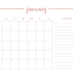 January 2025 Calendars   107 Free Printables | Printabulls With Regard To Printable Monthly Calendar 2025 With Notes