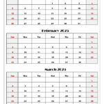 January To March 2025 Calendar | Three Months Calendar Intended For January February March 2025 Calendar Printable