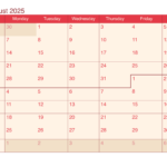 July And August 2025 Printable Calendar Intended For July August 2025 Calendar Printable