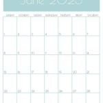 June 2025 Calendar   20 Cute & Free Printables | Saturdaygift Intended For June 2025 Calendar Printable Vertical