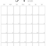 June 2025 Calendar   20 Cute & Free Printables | Saturdaygift Regarding Blank June 2025 Calendar Printable