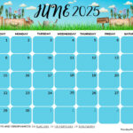 June 2025 Calendar (52 Free Pdf Printables) Intended For June Calendar 2025 Printable Free