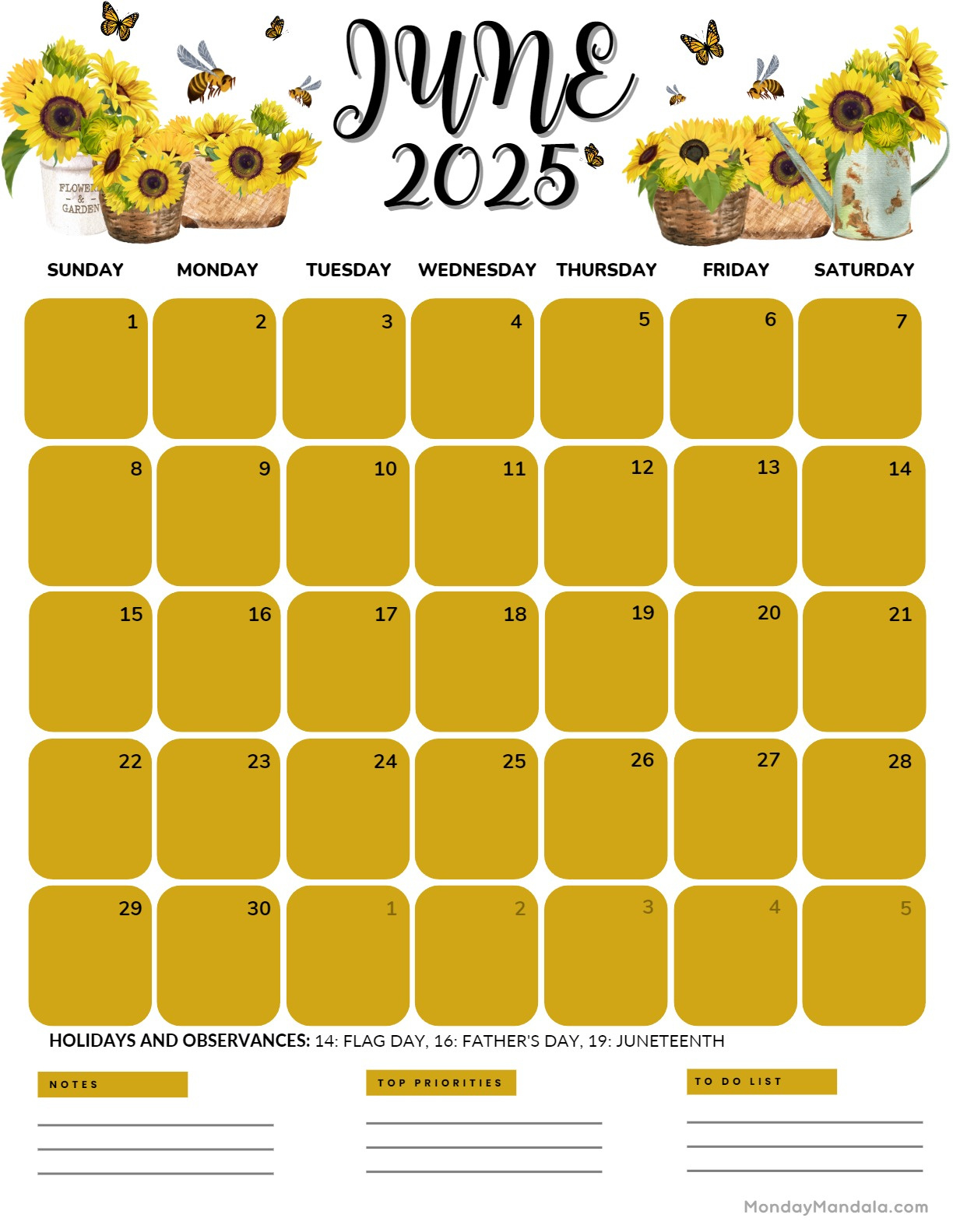 June 2025 Calendar (52 Free Pdf Printables) throughout July 2025 To June 2025 Calendar Printable Free