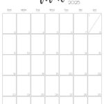 March 2025 Calendar   20 Cute & Free Printables | Saturdaygift Regarding March 2025 Calendar Printable Vertical