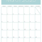 March 2025 Calendar   20 Cute & Free Printables | Saturdaygift With Regard To March 2025 Calendar Printable Vertical