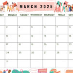 March 2025 Calendar (52 Free Pdf Printables) For March 2025 Calendar Printable With Lines