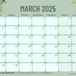 March 2025 Calendar (52 Free Pdf Printables) Throughout Calendar March 2025 Printable Free