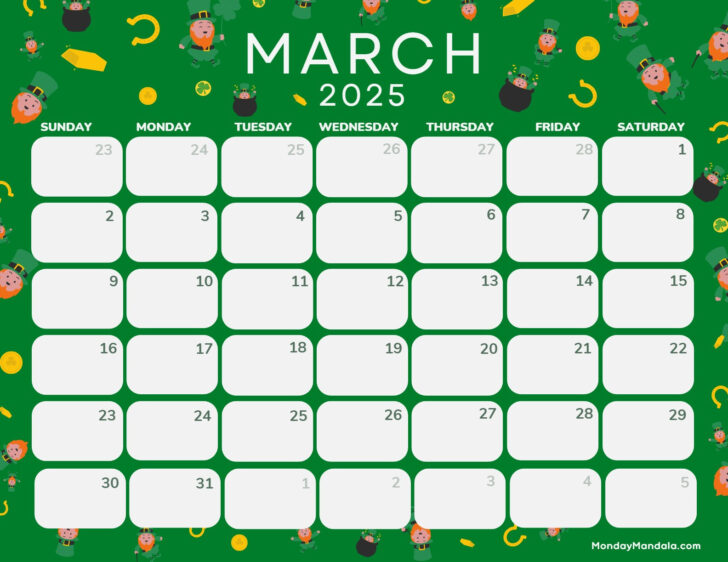 Printable March 2025 Calendar Free