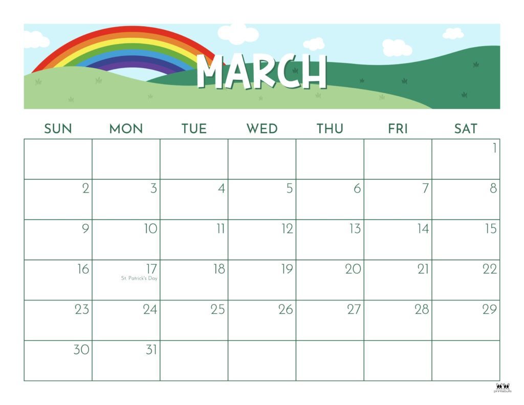 March 2025 Calendars - 107 Free Printables | Printabulls in Calendar 2025 March Printable