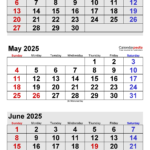 May 2025 Calendar | Templates For Word, Excel And Pdf Pertaining To Printable Calendar 2025 April May June