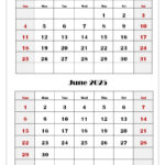 May And June 2025 Calendar Printable Pdf | Two Months Calendar Pertaining To Printable Calendar 2025 3 Months Per Page