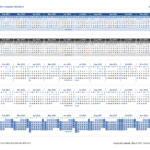 Monitor Calendar Strip Template Inside 2025 Strip Calendar Printable