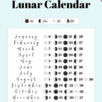 Moon Observation Journal   Log The Phases Of The Moon (Free With Regard To Free Printable Moon Phase Calendar 2025