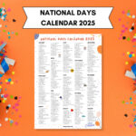 National Days Calendar Printable 2025 National Holidays Calendar With Regard To National Day Calendar 2025 Printable Free Download