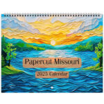 Papercut Missouri 2025 Wall Calendar 11 X 8.5   Etsy With Regard To Mizzou 2024   2025 Calendar Printable