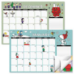 Peanuts® 2025–2026 Calendar Pad | Colorful Images Inside Free Printable Snoopy Calendar 2025