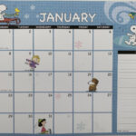 Peanuts Gang 2024 2025 Calendar   Etsy.de Pertaining To Snoopy Calendar 2025 Printable