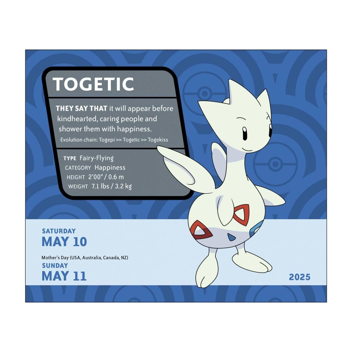 Pokémon 2025 Day-To-Day Calendar | Pokémon Center Official Site within Pokemon Calendar 2025 Printable