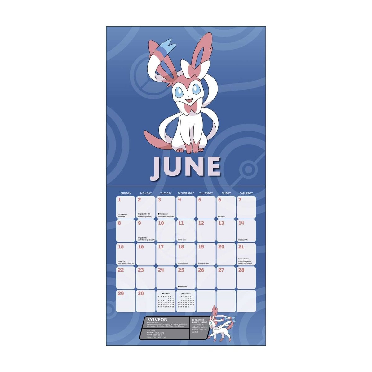 Pokémon 2025 Wall Calendar | Pokémon Center Official Site for Pokemon Calendar 2025 Printable