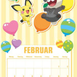 Pokémon: Pokémon: Kalender 2025 Pertaining To Free Printable Pokemon Calendar 2025