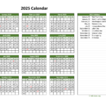 Printable 2025 Calendar With Federal Holidays | Wikidates Throughout Free Printable 2025 Calendar With Federal Holidays