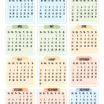 Printable Calendar 2025 One Page With Holidays (Single Page) 2025 For Full Year Calendar Printable 2025