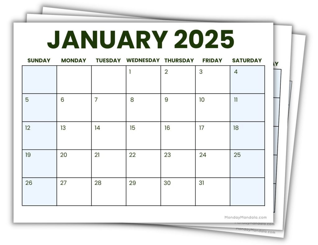 Printable Calendars For 2024 &amp;amp; 2025 (Free Pdfs) in Free Printable Monthly Calendar 2024 - 2025