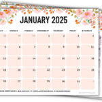 Printable Calendars For 2024 & 2025 (Free Pdfs) Inside Free Printable Monthly Calendar 2024   2025