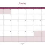 Printable January 2025 Calendars | Free Pdf Downloads Inside Printable Appointment Calendar 2025