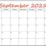 September 2025 Calendar | Free Printable Calendars With Printable Calendar For September 2025