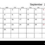 September 2025 Calendar Template On White Paper Background Stock Inside September Detail Schedule Calendar 2025 Printable