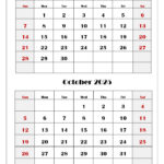 September And October 2025 Calendar Printable Pdf | Two Months Pertaining To September October 2025 Calendar Printable